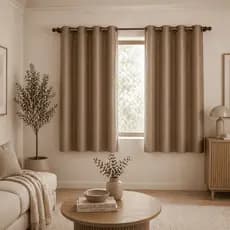 Cortina Blackout Avelã 2,20m x 1,30m Quarto Sala Blecaute PVC corta 100 % a luz