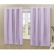 Cortina Blackout Lilás 2,20m x 1,30m Quarto Sala Blecaute PVC corta 100 % a luz