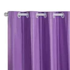 Cortina Blackout 1,10m x 1,30m Para Sala e Quarto Folha Única lilas
