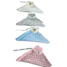 Naninha de Bichinhos com Porta Chupeta Soft Plush Antialérgico Extra Macio
