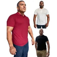 Camisa Polo Camisa Gola Polo PIQUET Premium Manga Curta J SILVER - Várias Cores