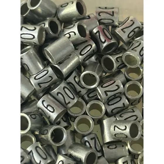 ANILHAS FECHADAS 2.6mm cúrio.