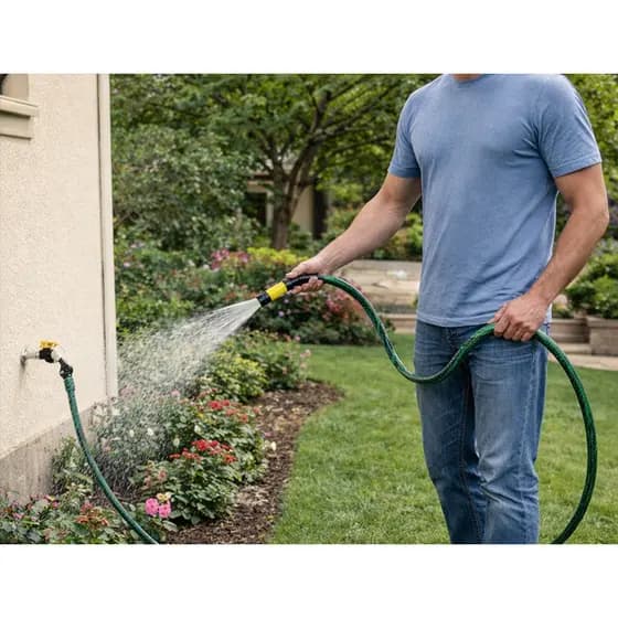 Mangueira 20 metros Jardim Trançada Resistente e Flexível