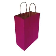 Sacolas Coloridas de papel - Pacote 20 Unidades - alça craft 17,5cmx8,5cmx21,56m