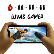 6 Luvas de Dedo Gamer Mobile Competitivo