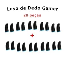 20 Peças Luva De Dedo Free Fire Gamer Pubg Atacado