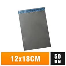 50 Envelopes de Plástico com Lacre de Segurança  12 cm x 18 cm Sem Bolha