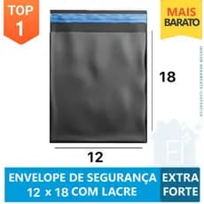 Envelopes de Segurança 10 unidades 12 x 18 cm