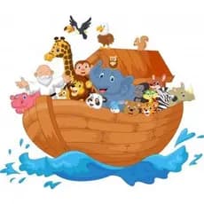 Adesivo Decorativo Infantil Arca de Noé Adesivos decorativos para quarto infantil crianças Pelicula adesiva