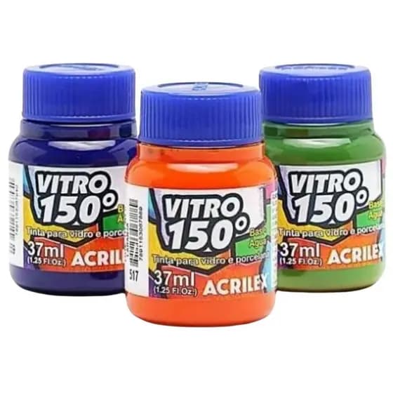 Tinta Para Vidro Vitro 150° Acrilex 37 ml