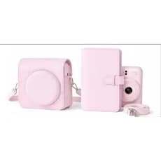 Case Para Câmera Mini Instax 12 + Álbum Para 108 Fotos Mini