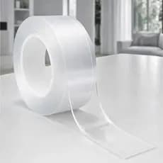 Fita Nano Gel Dupla Face Transparente Reutilizável Forte Para Parede Porta Cozinha