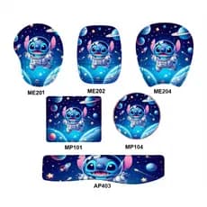 Mouse Pad Modelo Stich Astronauta