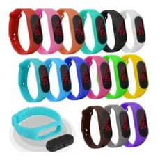 Relógio de Pulso Digital com LED Unissex Esportivo VÁRIAS CORES/ Relógio Tipo Bracelete Relógio de Led Simples Lindo