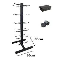 Suporte De Halter Capacidade 12 Unidades Fitness Fixa