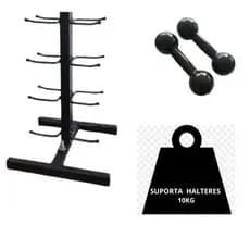 Suporte Para 8 Halteres Completo (envio Imediato)-ART FORTE