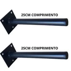 kit com 2 Suporte Expositor de parede para Anilhas furação convencional(kit de instalação)