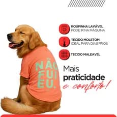 Moleton Para Cachorros Quentinhos Hit Frases Memes Roupinha de Inverno Cães Grandes PitBull Ladrador