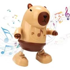 BRINQUEDO CAPIVARA ROBO QUE CANTA E DANÇA MUSICA CAPYBARA DIVERTIDA