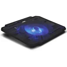 Base Suporte Com Cooler Led Para Notebook Até 17 Iluminado(preto,azul)