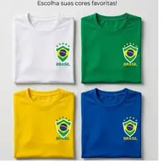 Camiseta do Brasil Torcedor Seleçao Brasileira