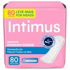 Protetor Diário Intimus Cuidado Diário com 80 Unidades