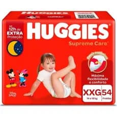 Fralda Huggies Supreme Care XXG - 54 fraldas