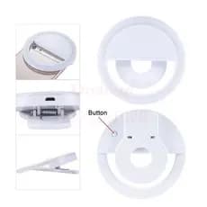 Ring Light Para Celular/selfie Branco - 3 Tons De Luz - compatível com todos os aparelhos celulares