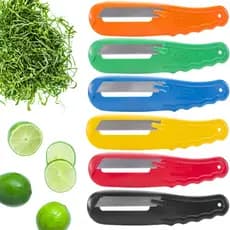 Kit 6 Fatiadores de Legumes Couve Fino Super Fácil Prático Rápido