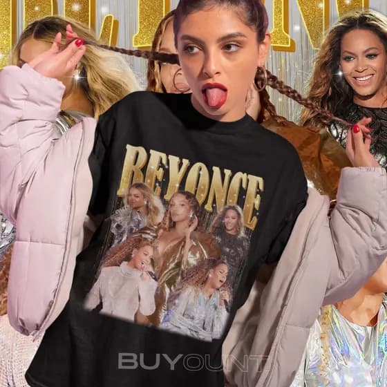 Camiseta T-shirt Beyonce Cantora 90's Unissex