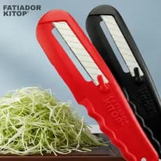 Kit 2 Fatiadores De Legumes Kitop Fatia Corta Legumes Prático
