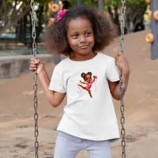 CAMISETA INFANTIL MENINA BALLET JAZ DANÇARINA DANÇA NINA