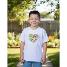 CAMISETA INFANTIL MENINO MENINA ESPORTISTA ESPORTES TENIS FUTEBOL BOLA FITNESS
