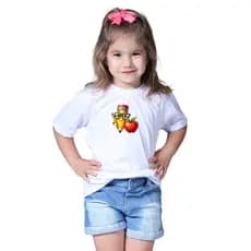 CAMISETA INFANTIL ESCOLA MENINA MENINO MAÇA PROFESSORA LÁPIS DIVERTIDO