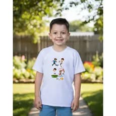 CAMISETA INFANTIL MENINO MENINA ESPORTES EDUCAÇÃO FISICA JOGADORES