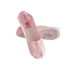 Sapatilha de Ballet Meia Ponta Olga Georgia - em Fibra de Algodão - Calçado de Dança - Na Cor Rosa
