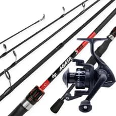Kit UltraLight Molinete Carretel Alumínio + Vara 1,68m