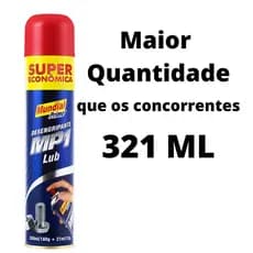 Desingripante Lub MP1 MUNDIAL PRIME Lubrificante Antiferrugem Spray 321ML