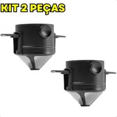 Conjunto Kit Com 2 Mini Coador Filtro De Café Ou Chá Reutilizável Portátil