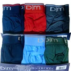 Kit com 3 Cueca Slip DM Microfibra com elástico personalizado