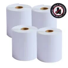 10 rolos Etiqueta 10x15 Térmica Adesiva - Com Serrilha - Ecommerce (200 etq/rolo)