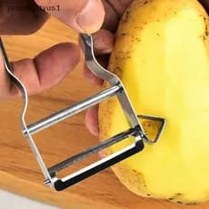 PRS 1 Peça Descascador De Aço Inoxidável Cozinha Frutas Vegetais Fatiador De Batata Cenoura Acessórios De Multifuncionai