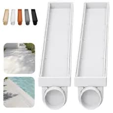 Ralo Linear Oculto 6x50cm Invisivel Sifonado Banheiro Piscina Deck Seca Box Piso Anti Odor Coletor