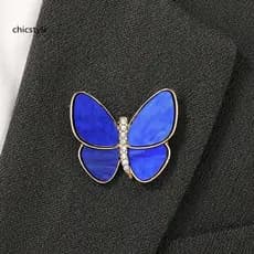 Pino De Borboleta chicstyle , Broche 3D Elegante , Acessório De Liga Que Não Desbota Para Bolsas