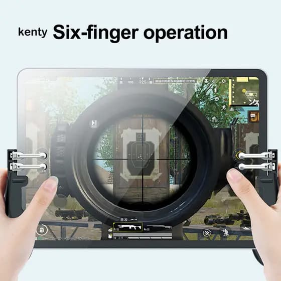 kT 1 Par De Alça De Jogo Controlador Móvel Para Crianças Presente De Jogos Com Botão Flip De 180 Graus Design Botões De