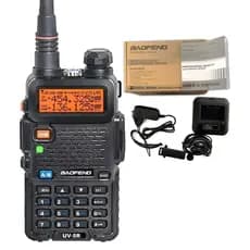 Rádio Comunicador Baofeng Uv-5r Ht Dual Band Alcance 12km Uhf Vhf HT Fm Profissional 128 Canais