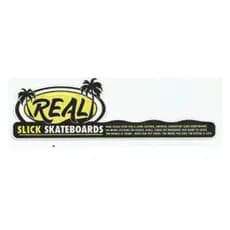 Adesivo Real Skateboards Slick 5 x 19,5 cm Skate Skateboard Sticker