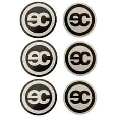 6 Adesivos NineClouds Redondo 9cm Skate Skateboard Sticker 9Clouds