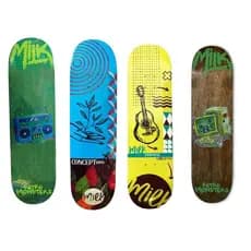 Shape Milk 9.0 x 33 WB 17 Maple Vários Modelos Skate Skateboard