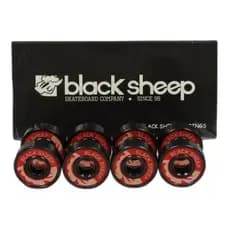Rolamento Black Sheep Black - Skate Skateboard 8 rolamentos Longboard Patins